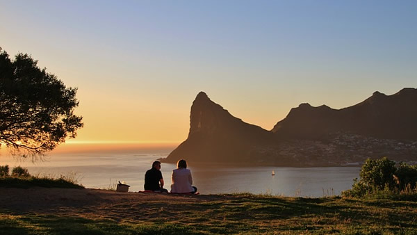 Atardecer en Sudáfrica