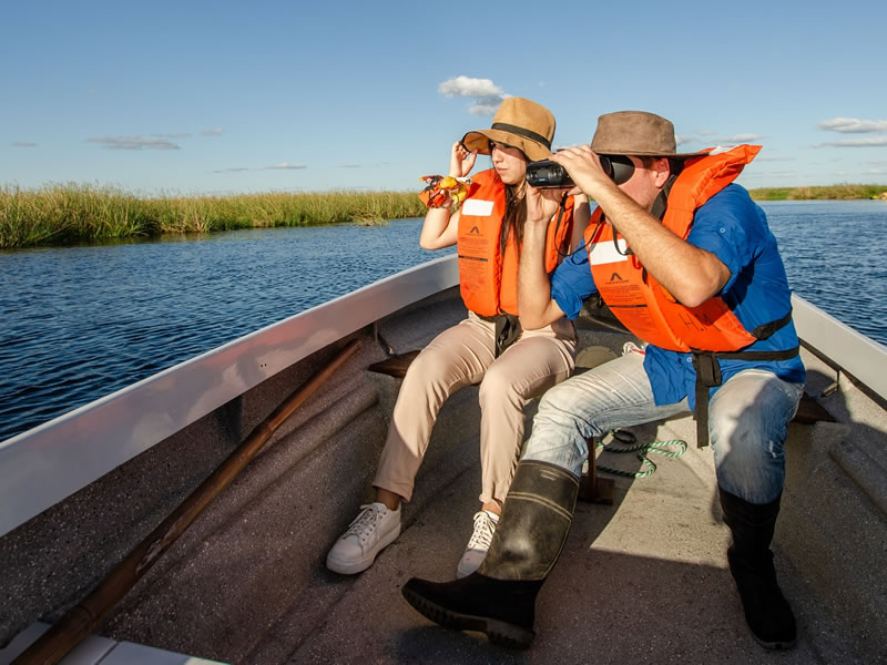 Paseo en lancha por los Esteros del Iberá