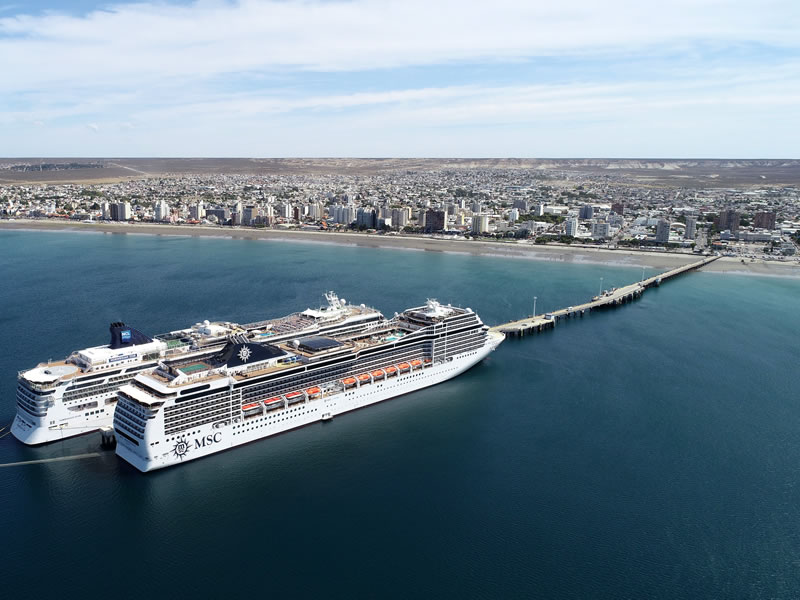 Temporada de cruceros en Puerto Madryn